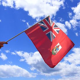 Bermuda Hand Waving Flag