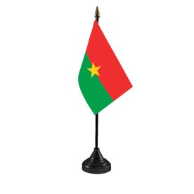 Burkina Faso Table Flag