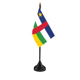 Central African Republic Table Flag