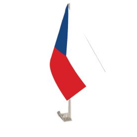 Czech Republic Car Flag