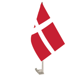 Denmark Car Flag