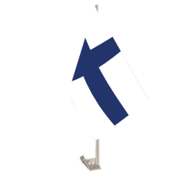 Finland Car Flag