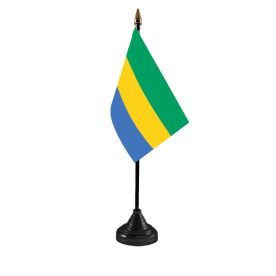 Gabon Table Flag