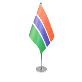 Gambia table flag satin