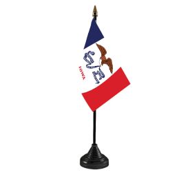 Iowa Table Flag