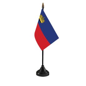 Liechtenstein Table Flag