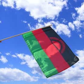 Malawi Hand Waving Flag