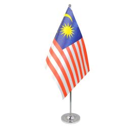 Malaysia table flag satin