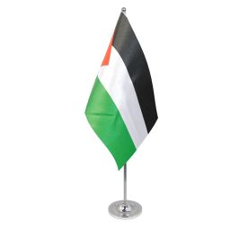 Palestine table flag satin