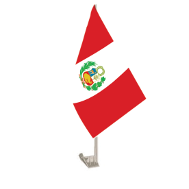 Peru Car Flag