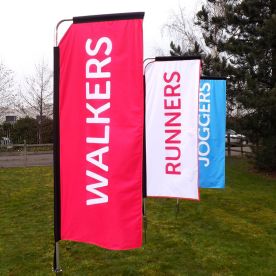 Custom Portrait Flag 2 Metre