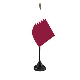 Qatar Table Flag