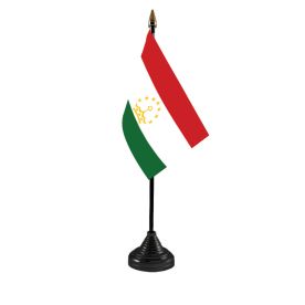 Tajikistan Table Flag