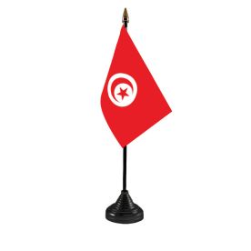 Tunisia Table Flag