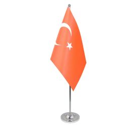 Turkey table flag satin