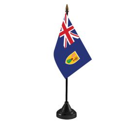 Turks & Caicos Table Flag