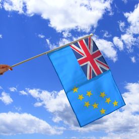 Tuvalu Hand Waving Flag