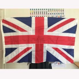 Union Jack sewn flag