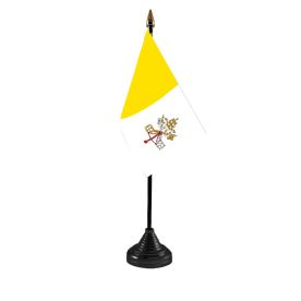 Vatican City Table Flag