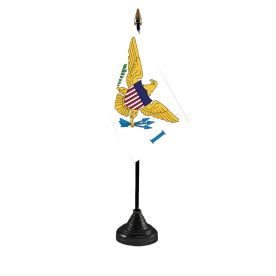 US Virgin Islands Table Flag Budget