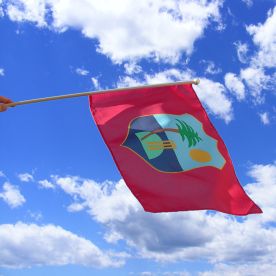 West Indies Hand Waving Flag