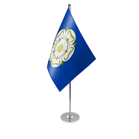 Yorkshire table flag satin