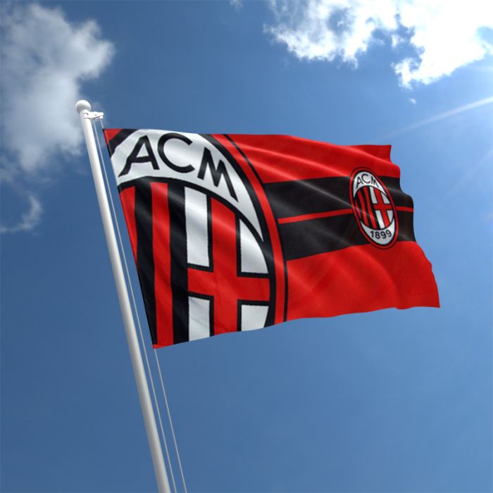 AC Milan Flag | Official AC Milan FC Flag | The Flag Shop