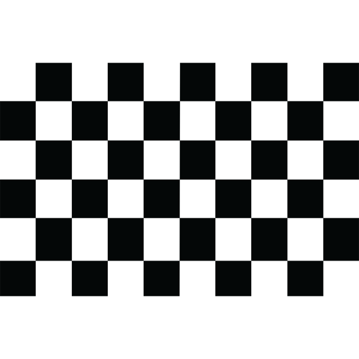 Black & White Giant Checkered Flag