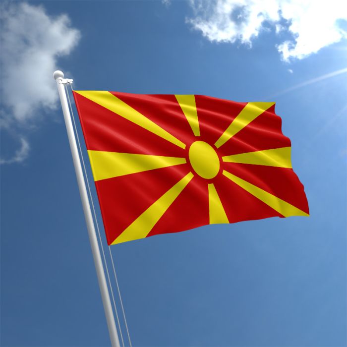 Small North Macedonia Flag | 3 x 2 ft Macedonia Flag | The Flag Shop