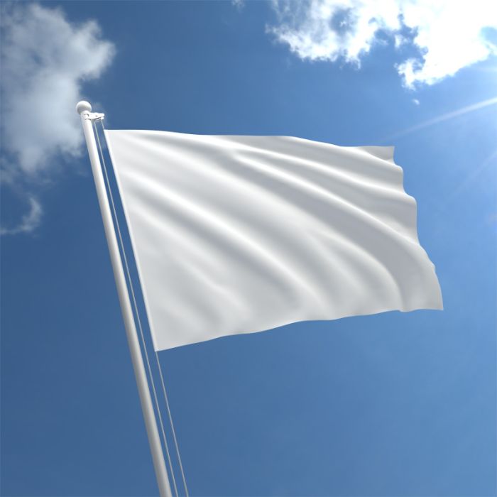 White Flag | Buy Plain White Flag | The Flag Shop
