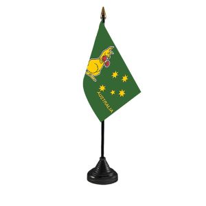 Boxing Kangaroo Table Flag