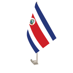 Costa Rica Car Flag