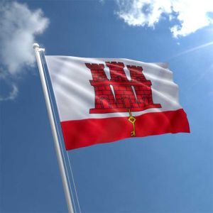 Gibraltar Flag 3Ft X 2Ft