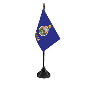 Kansas Table Flag
