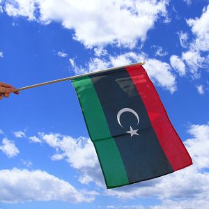 Libya Hand Waving Flag
