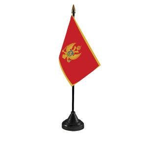 Montenegro Table Flag