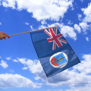 Montserrat Hand Waving Flag