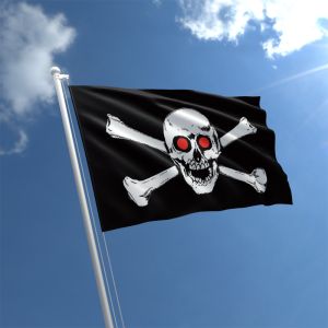 Skull Red Eyes flag