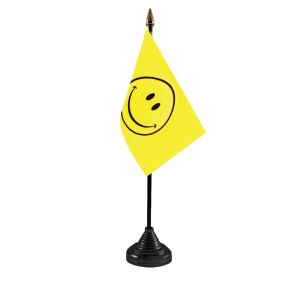 Smiley Face Table Flag
