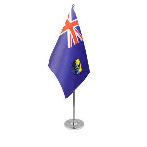 St Helena table flag satin