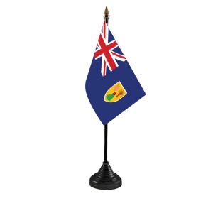 Turks & Caicos Table Flag