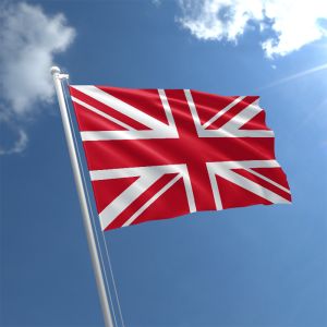 Red Union Jack Flag