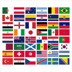 World Cup 2026 flags