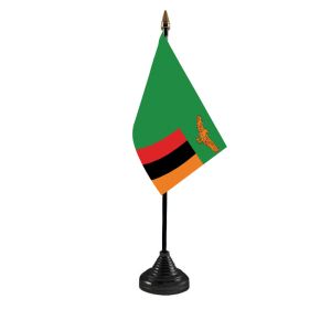 Zambia Table Flag