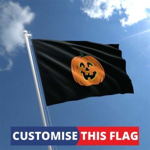 Custom Halloween Pumpkin Flag