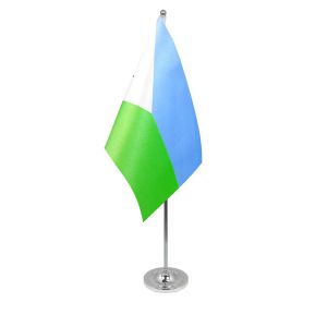 Djibouti table flag satin