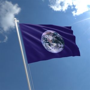 Planet Earth World Flag