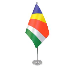 Seychelles table flag satin