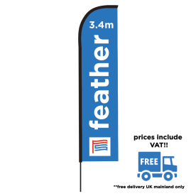 Pro-Lite Feather Flag 3.4m