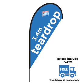 Pro-Lite Teardrop Flag 3.4M